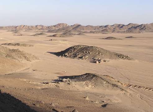 sand dunes Sahara desert, Egypt	