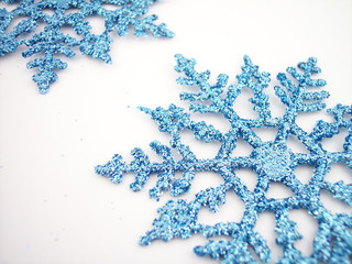 blue snowflakes 2