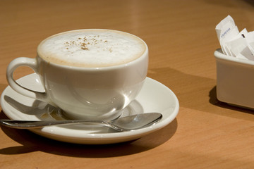 cup of cappuccino