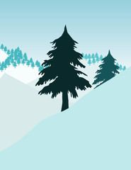 Fototapeta premium trees icon