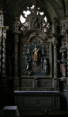 Fototapeta na wymiar altar in an old church