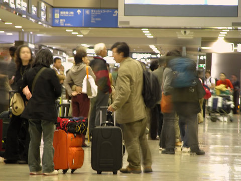 Airport Crowd