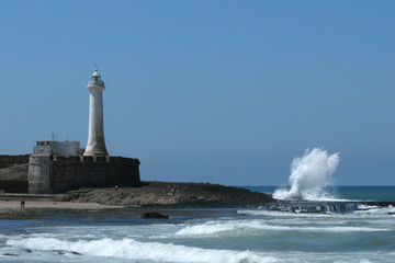 lighthouse on the atlantic coast