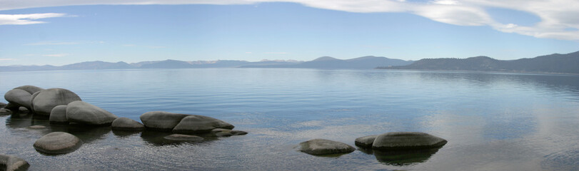 Fototapeta premium mountain lake panorama #2
