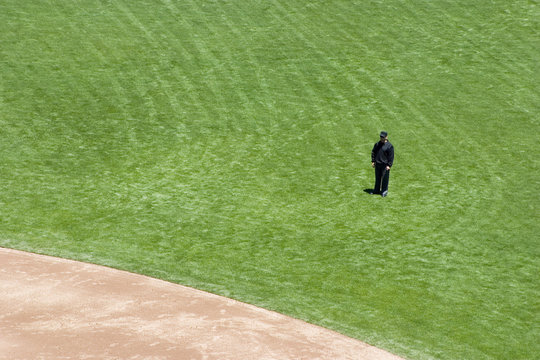 umpire on the field