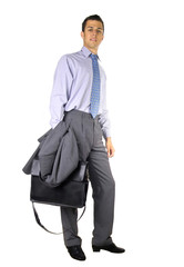 business man with briefcase