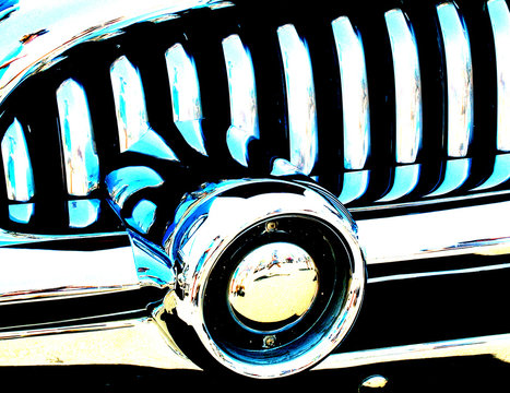 1953 Buick Riviera Grill