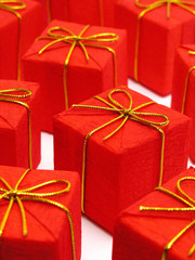red christmas presents