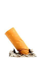 cigarette butt isolated