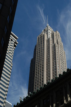 Fototapeta parallel sky n buildings