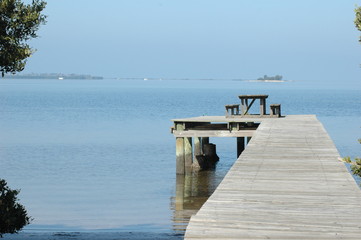 Obraz premium dock on the water