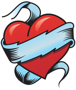 Naklejki valentine's heart 2