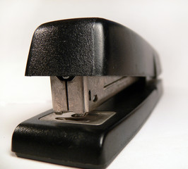 black stapler