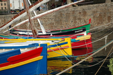 Fototapeta na wymiar Kataloński łodzie