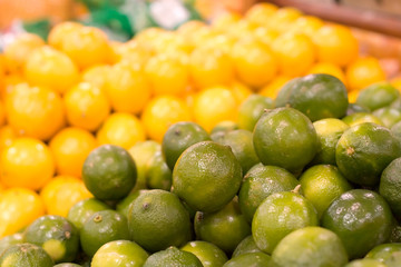 limes against lemons