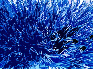 blue toned spiky background