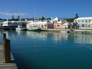 Fototapeta na wymiar st. george harbour