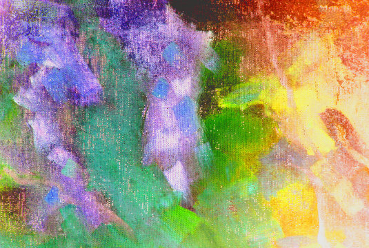 full color abstract