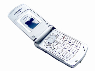 isolated phone