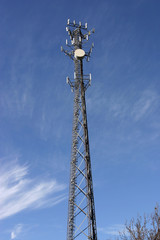 ladder style cell tower