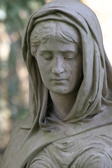 Fototapeta na wymiar statua żałobie