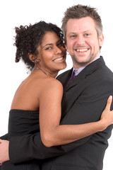 lovely diverse couple