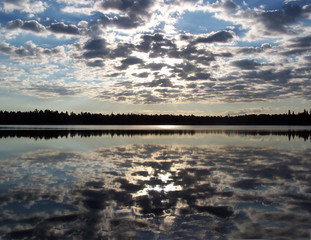 cloud reflections