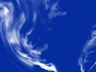 abstract blue smoke