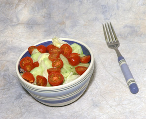 salad fork still life