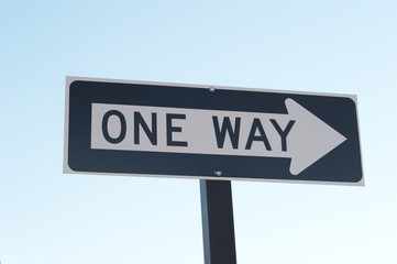 one way