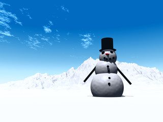 Obraz premium snowman 8