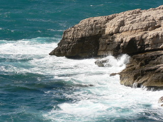 la mer se déchaîne