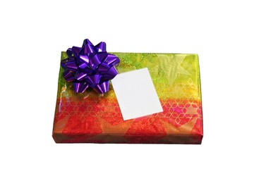 christmas gift w blank card