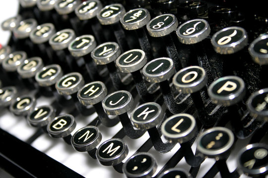 typewriter keys