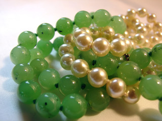 pearls and jade © kathy libby