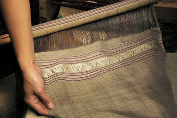 natural weaving silk