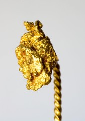 golden tie pin
