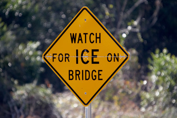 ice on bridge
