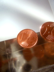 3 eurocent im licht