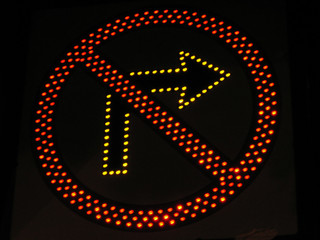 no right turn