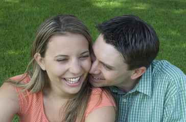 Fototapeta premium laughing couple
