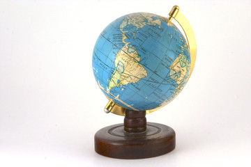 globe on white