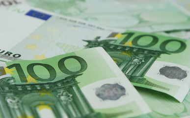 Obraz na płótnie Canvas banknotów euro