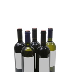 wine bottles