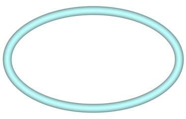 aqua oval