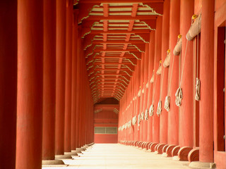 Obraz premium jongmyo (królewska świątynia), seul, korea