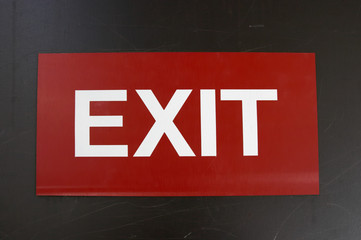 exit sign