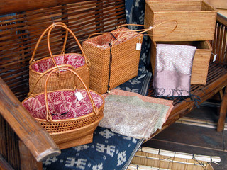 wooden bags