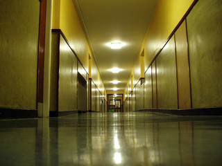 corridor night