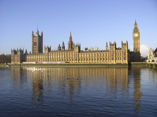 Fototapeta na wymiar Domy Parlamentu i Big Bena